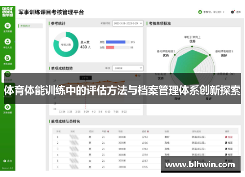 体育体能训练中的评估方法与档案管理体系创新探索